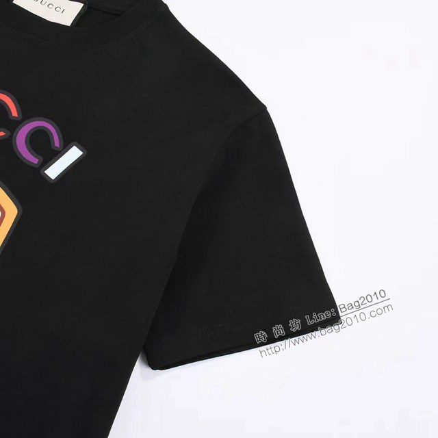 Gucci古奇專櫃古馳2023SS新款印花T恤 男女同款 tzy2768